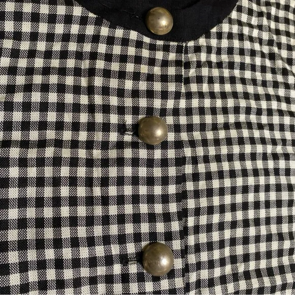 Jessica Howard Black and White Checkered Mini Dress - Picture 9 of 13